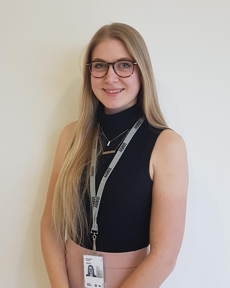 Meet Georgina Carter - motor finance specialist apprentice